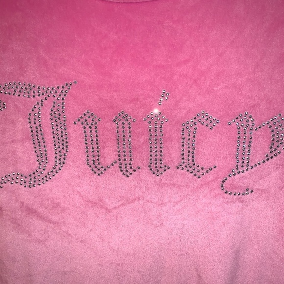 Juicy Couture Pink Velvet Fleece Shirt and Pets Loungewear Set L - Picture 13 of 15